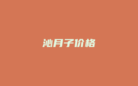 沁月子价格